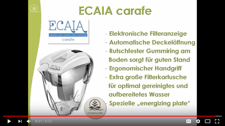 ECAIA-Wasser-Karaffe