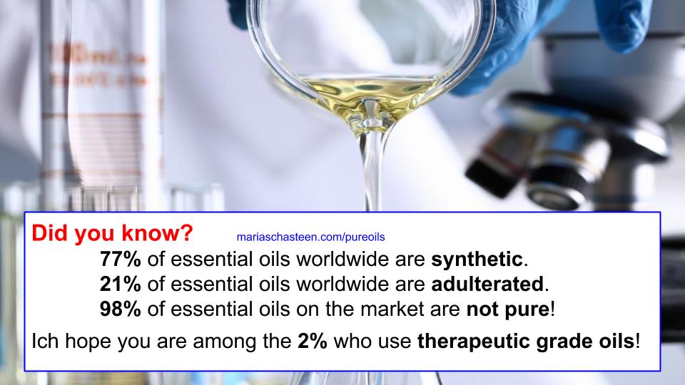 pure essential oils