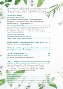 Duftmedizin Praxisbuch Inhaltsverzeichnis