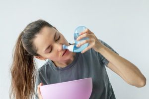 Verstopfte Nebenhöhlen und Sinusinfektion